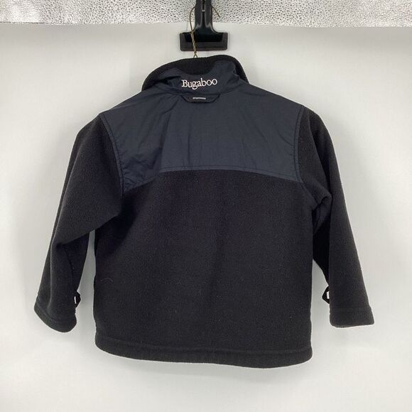 Youth Columbia Bugaboo Interchange Full zip Fleece Jacket 4-5 Black - Picture 2 of 3